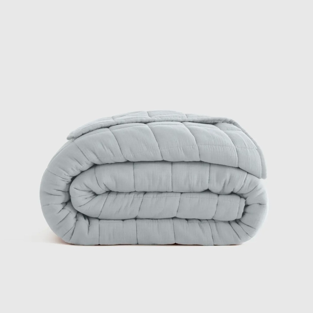 BNWT Quince Organic Airy Gauze Box Quilt FULL/QUEEN